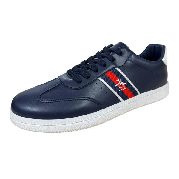 Original Penguin Mens Flat Trainers - Navy - 