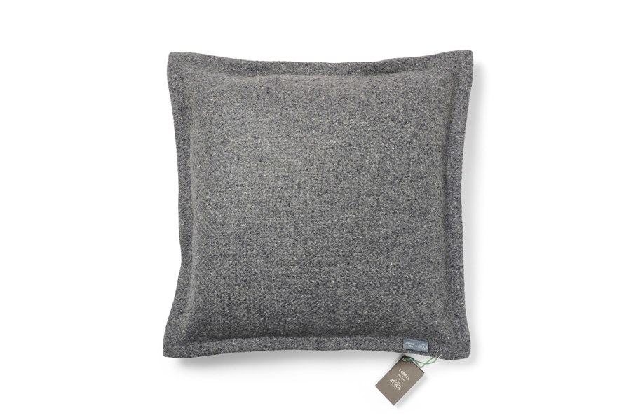 Liddell Mohair Magery Slate Grey Cushion