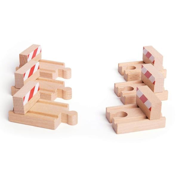 Bigjigs Rail Buffers (Pack of 6)