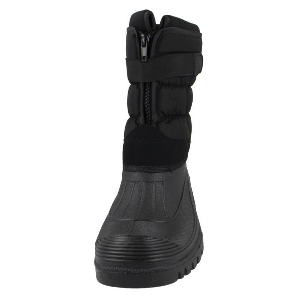 GroundWork Unisex Groundwork Zip Up Active Winter Boots  LS87