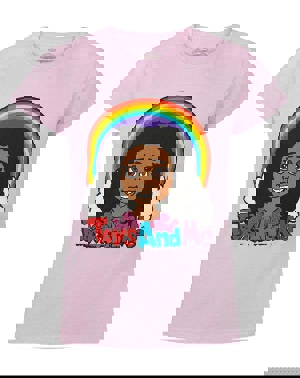 Disney Girls Pink Tiana Short Sleeved T-Shirt