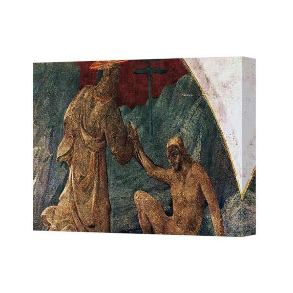 Benjamin Tate Design Canvas Wall Art Religious Scene Jesus Praying Vintage Painting