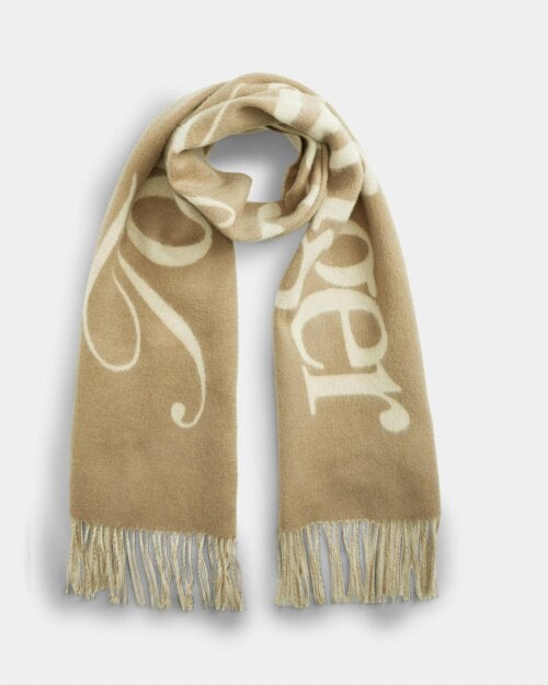 Tommy Hilfiger TH Script Womens Woven Scarf - Tundra Moss