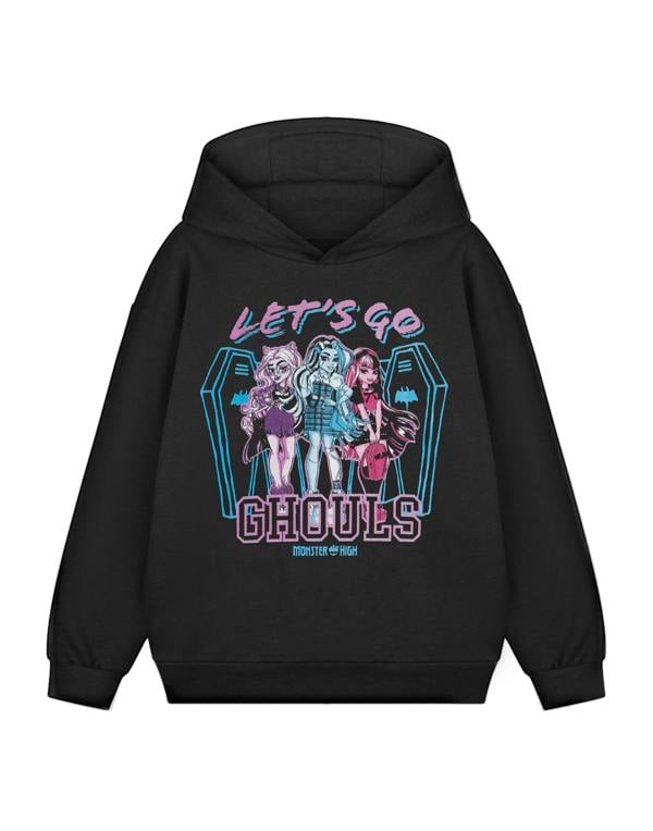 Monster High Girls Black Ghouls Hoodie
