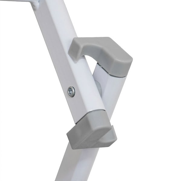 JVL Over Door Concertina Drying Airer - 4.5M, White