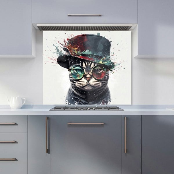 Warren Reed - Designer American Shorthair Cat Splashart Kitchen Splashback