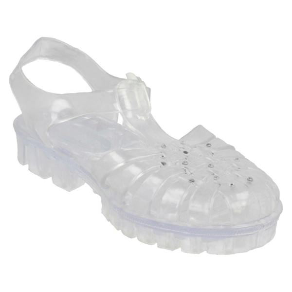 Spot On Girls Spot On Jelly Sandals With Diamante Detail