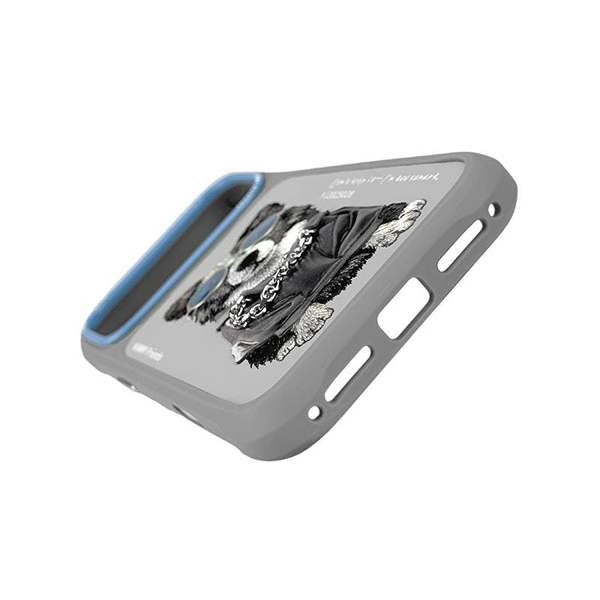 Nimmy Friends Nimmy Glasses Cool Dog Case with MagSafe for iPhone 17 Pro Max 6.9" Grey Blue - N-YJ-IP17-PRO-MAX-028