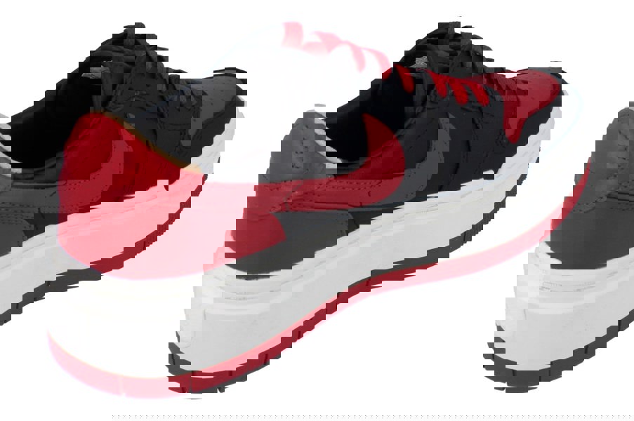 Nike Air Jordan 1 Elevate Low SE Womens Trainers Dq1823  006 - Black Gym Red Sail 006 - Photo 2