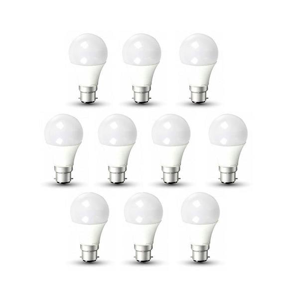 ENER-J Pack of 10 15W GLS LED Light Bulbs, B22 BC Bayonet A60 Globe, 3000K Warm White, 125W Replacement, 270° Beam Angle