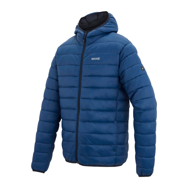 Regatta Mens Marizion Baffled Hooded Padded Jacket - Aviator Blue