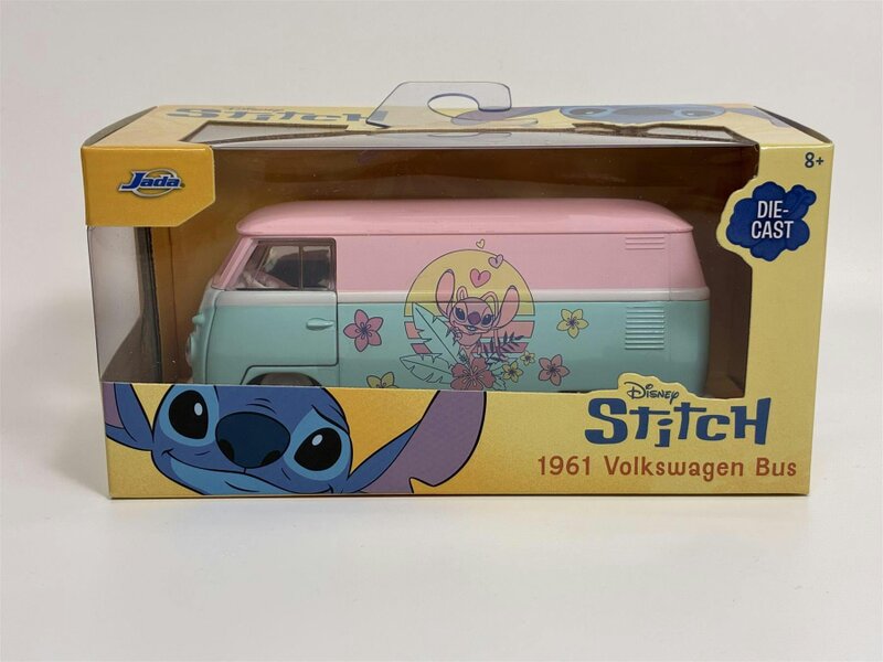 MCSlots Stitch 1961 Volkswagen VW Bus 1:32 Scale Jada 36358
