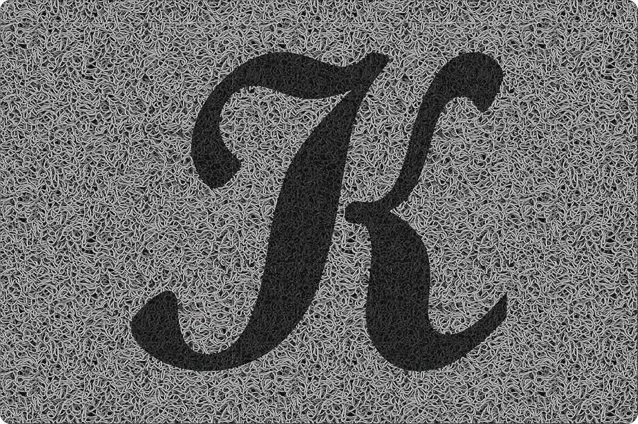 Nicoman Personalised Monogrammed Initial Letter Doormat 60 x 40cm