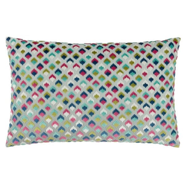 Paoletti Lexington Jacquard Velvet Cushion Cover - Multicoloured