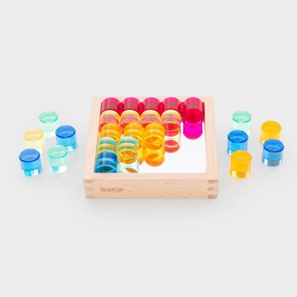 tickit Gem Circle Mirror Tray