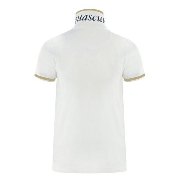 Aquascutum Tipped Aldis Polo Shirt - White