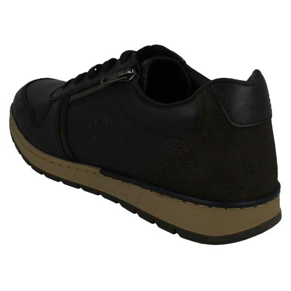 Rieker Mens Rieker Casual Lace And Zip Fastening Shoes Great For Everyday Wear B2112