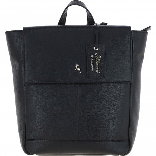 'Lussuria Venezia' Real Leather Flapover Backpack: 64257