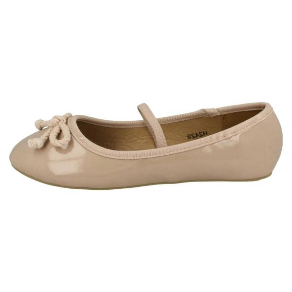 Spot On Girls Spot On Elastic Bar Ballerinas