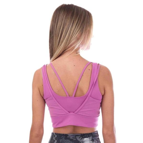 Adidas Womens/Ladies Powerimpact Sports Bra - Purple - 