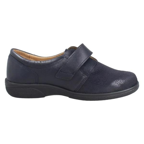 DB Shoes Ladies Wide Fitting Hook and Loop DB Shoes Petula
