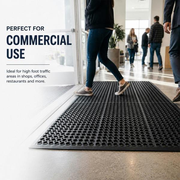 Nicoman Heavy Duty Rubber Ring Floor Mat
