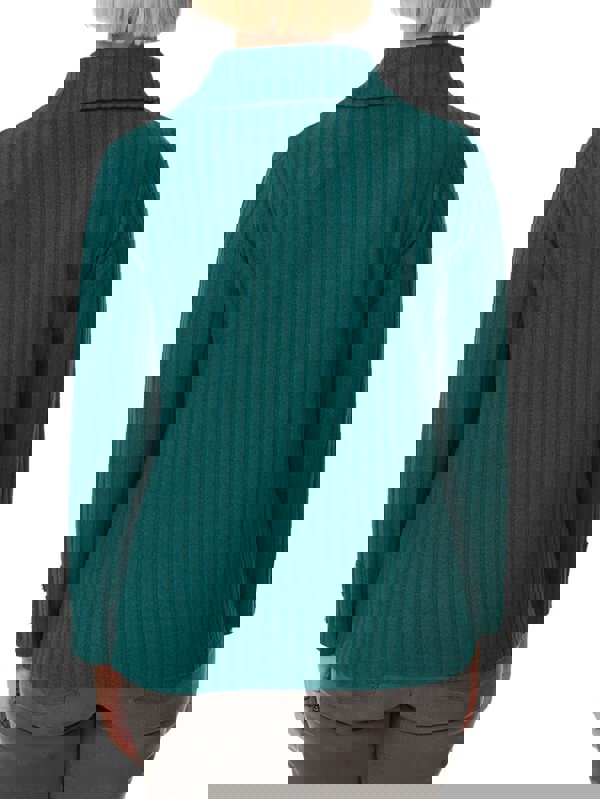 PennyPlain Cuff Detail Cowl Neck Top - Dragonfly