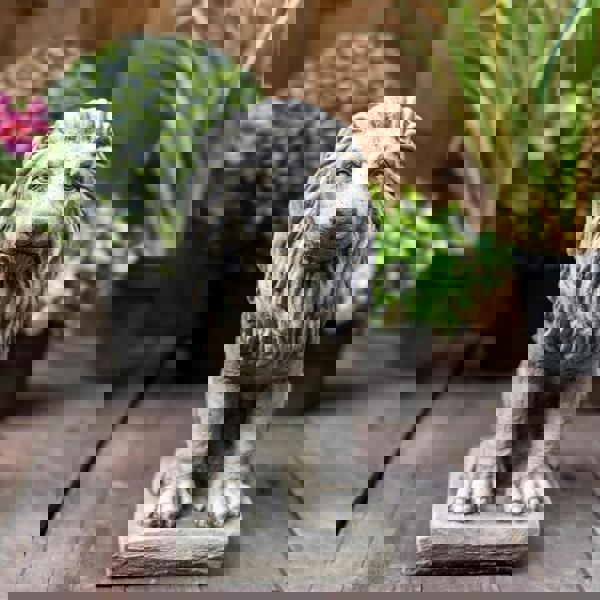 Pair of Small Bavarian Lion Garden sculptures