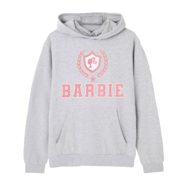 Barbie Women's Collegiate Logo Marl Hoodie - Grey