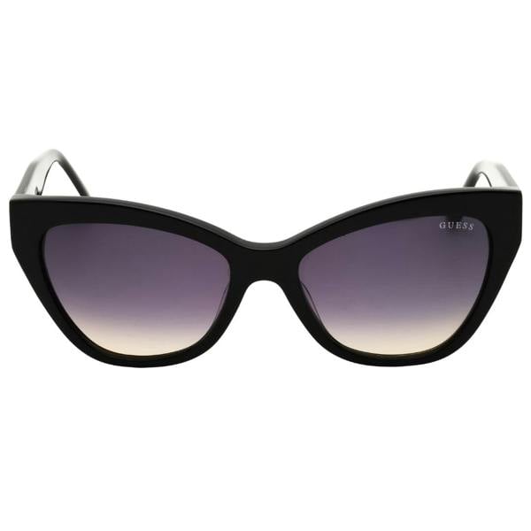 Guess GU00204 01B shiny black  / gradient smoke Sunglasses 55X17X140 One Size