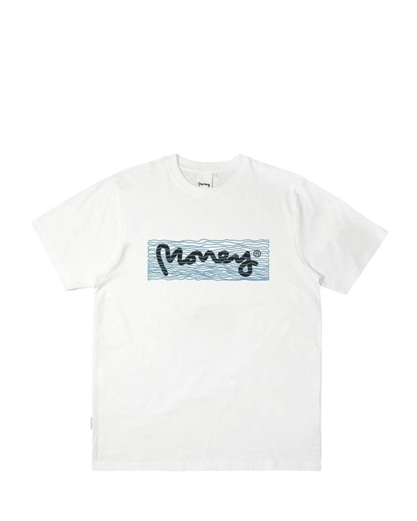 Money Wavy Ape Tee - White