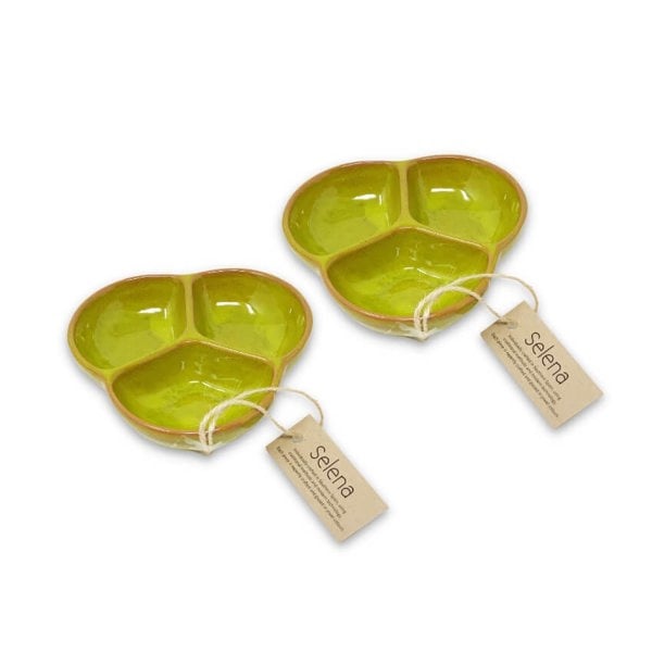 Snack Dish - Trio - Selena Dipping Dish - Light Green