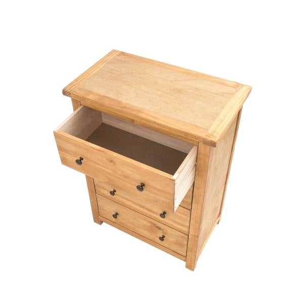 Cabinet Bits Lugo 4 Drawer Chest of Drawers Brass Knob