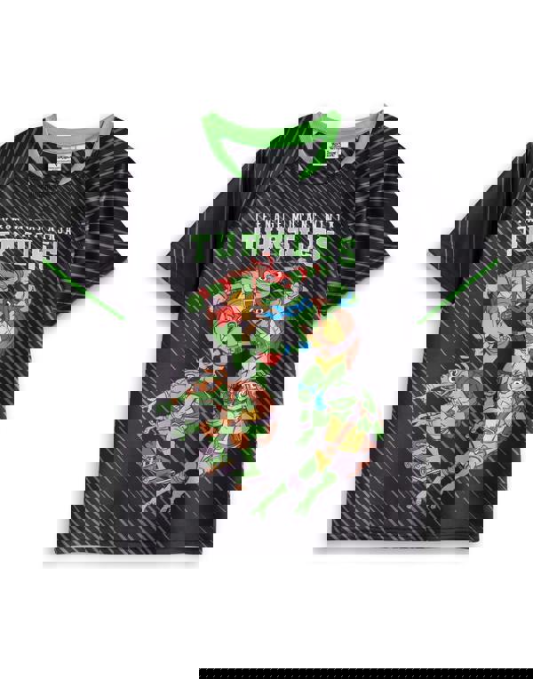 Vanilla Underground Teenage Mutant Ninja Turtles Boys Black 01 Group Football Kit