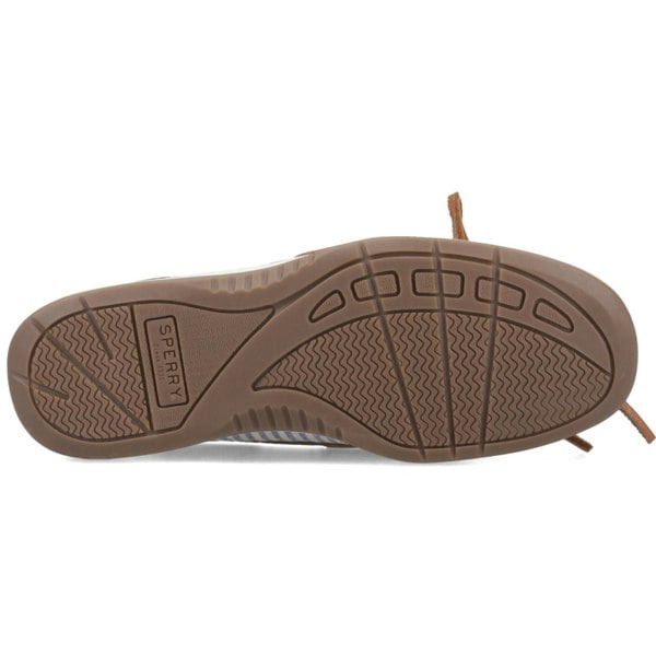 Sperry Angelfish Leather & Cotton Women's Peanut Boat Shoes