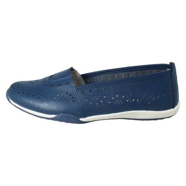 Down to Earth Ladies Down To Earth Punch Detail Casual Shoes F80578