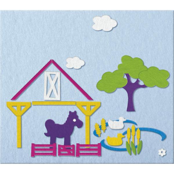 Fuzzy Felt Fuzzy-Felt Farm Animals Drawer Set