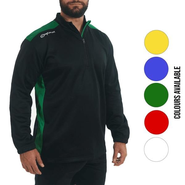 Tempo Sports 1/4 Zip Mid Layer – Thermal, Quick-Dry, Lightweight - Optimum