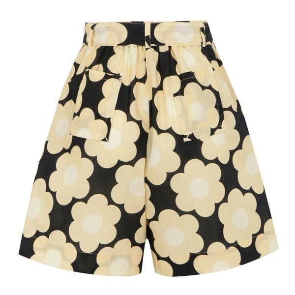 Regatta Womens/Ladies Orla Kiely II Sixties Daisy Summer Shorts - Black