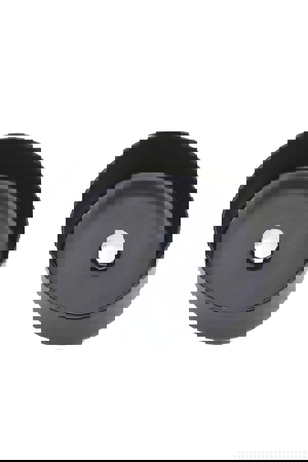 Living and Home Round Marble Black Vanity Bathroom Vessel Basin