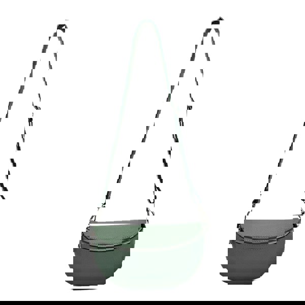 Kitise Italian Real Leather Bum Bag Style Crossbody Bag