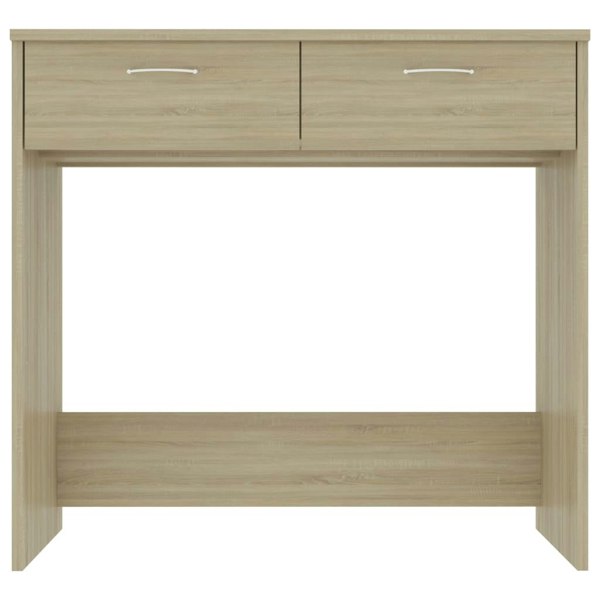 Berkfield Desk Sonoma Oak 80x40x75 cm Engineered Wood