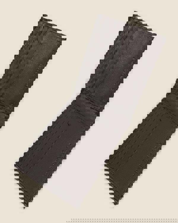 Larsson & Co Kemi - Leather Wallet With Embossed Stripe