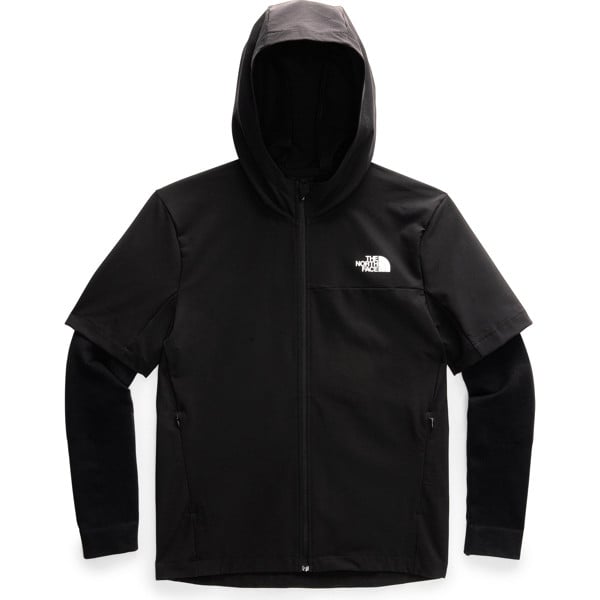 The North Face Teknitcal Full Zip TNF Layer Hooded Jacket - Black