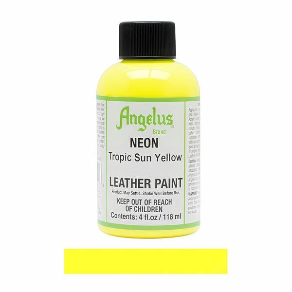 Angelus Neon Leather Paint for Sneaker Customs and Shoes 4oz