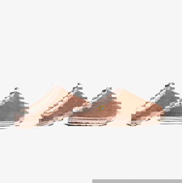 Nordikas AFELPADO PIEDRA Womens Mule Slippers Brown