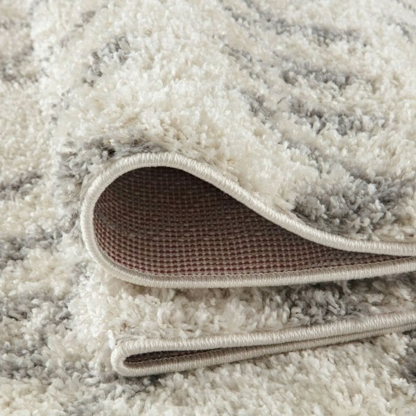 Moroccan Grey Ivory colours rug non-shedding, pet-friendly, and easy to clean