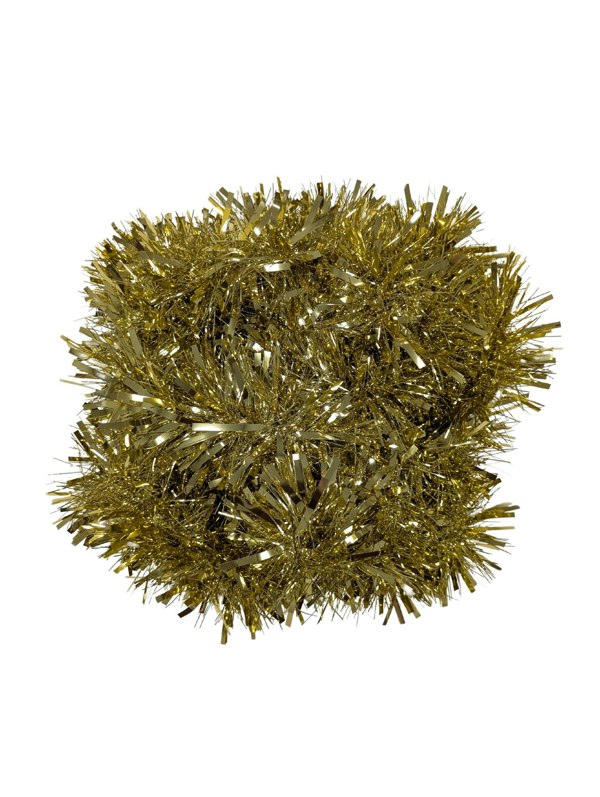 Samuel Alexander 10m (33ft) x 15cm Luxury Chunky Cut Tinsel Garland Christmas Tree Decoration - Gold