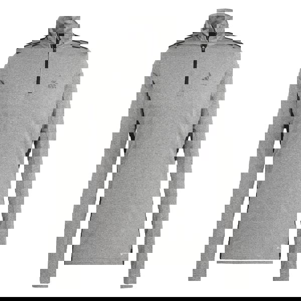 Adidas Mens Technical Quarter Zip Top - Grey Melange