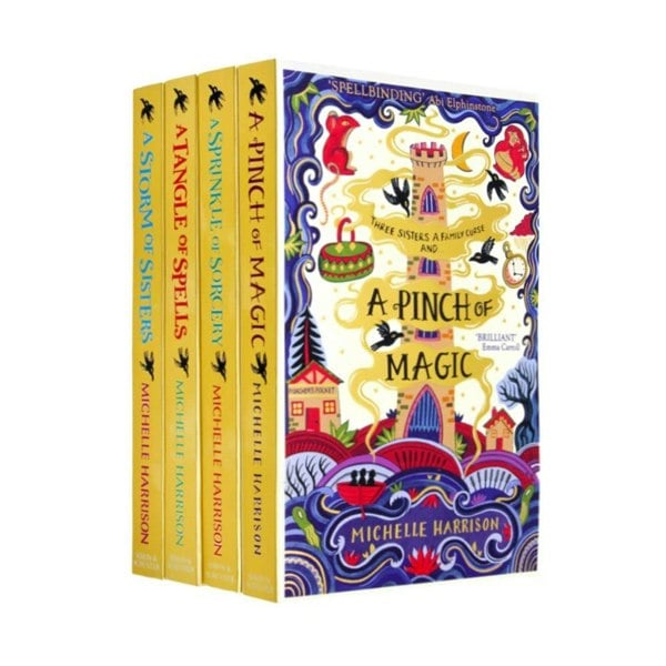 A Pinch of Magic 4 Book Set A Tangle Of Spells, A Pinch of Magic, A Sprinkle of Sorcery & more